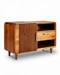 Buffet de rangement en bois de chêne pour salle à manger - 100 x 50 x 75cm