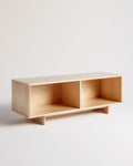 Meuble TV en bois de noyer pour salon avec espaces de rangement - 120 x 40 x 50cm