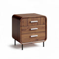 Table de chevet avec tiroirs pour chambre en bois - 50 x 40 x 50cm
