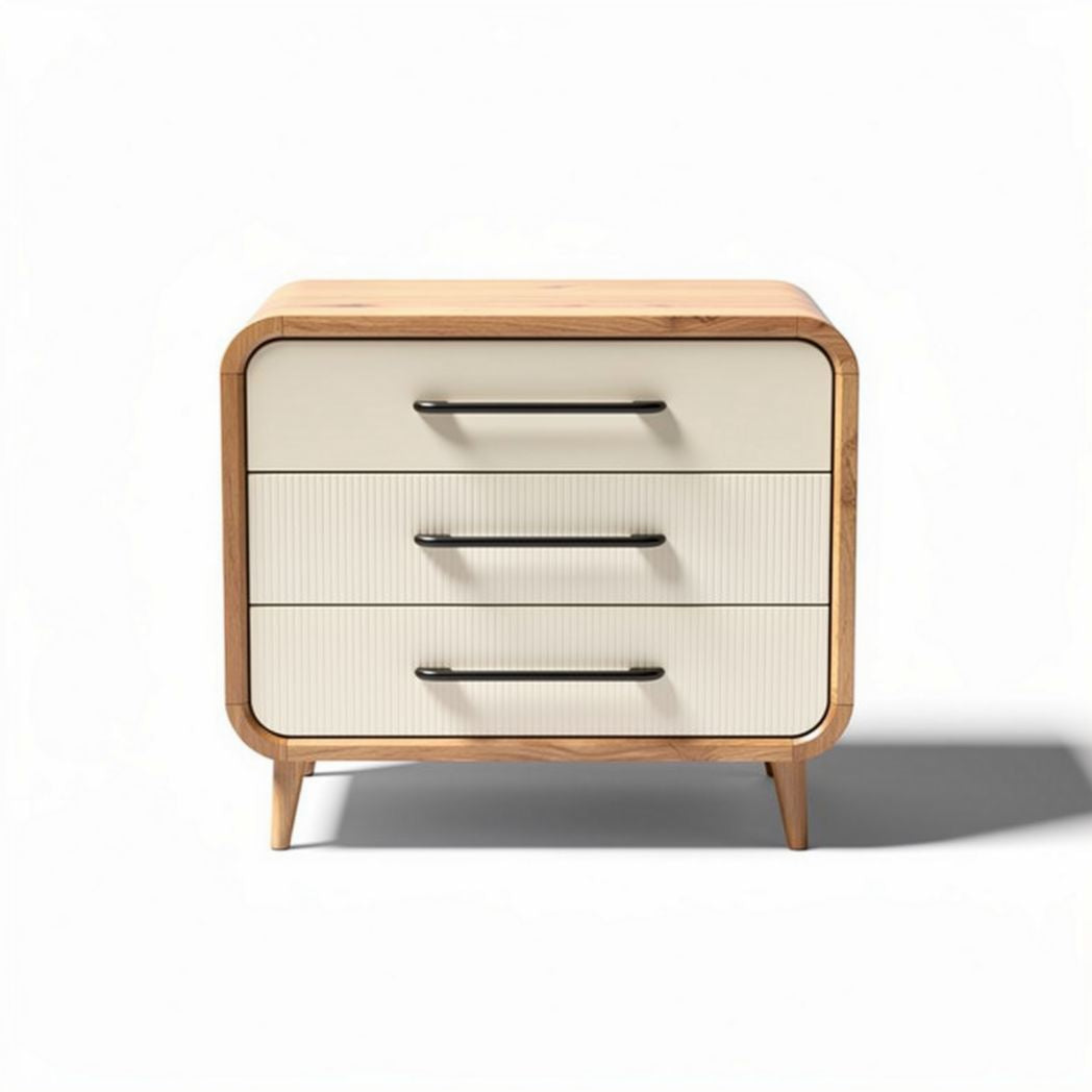 Table de chevet en bois et MDF - Utilisation dans une chambre à coucher - 45 x 40 x 30cm