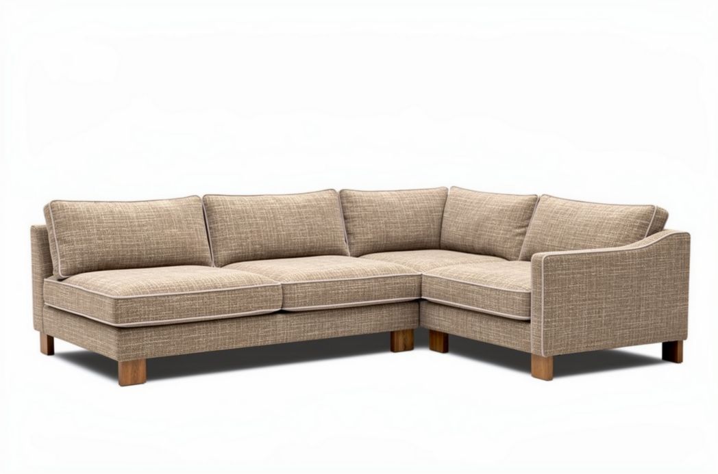 Canapé d'angle pour salon en tissu - 250 x 200 x 80cm